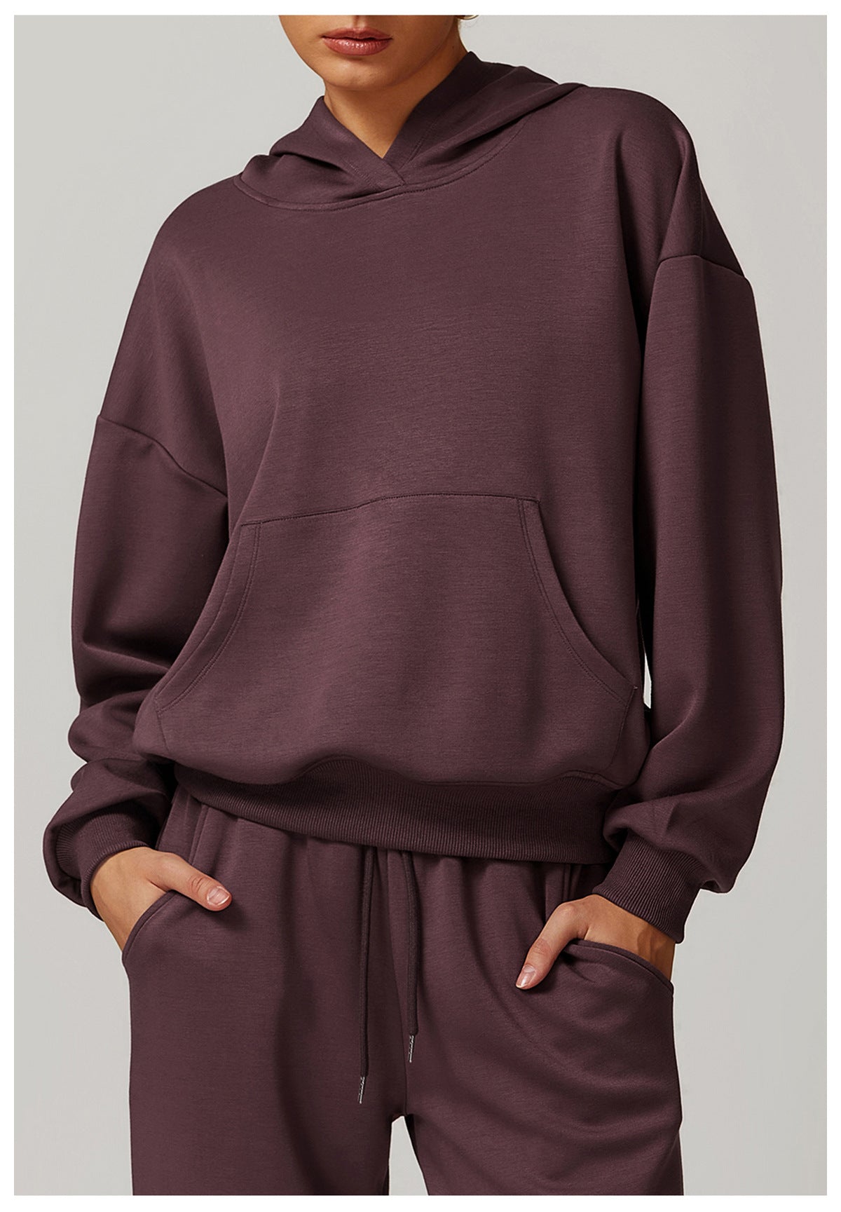 Damen Kapuzen-Sweatshirt Carly - flexibel, atmungsaktiv, mit Taschen, ideal für Freizeit und Sport